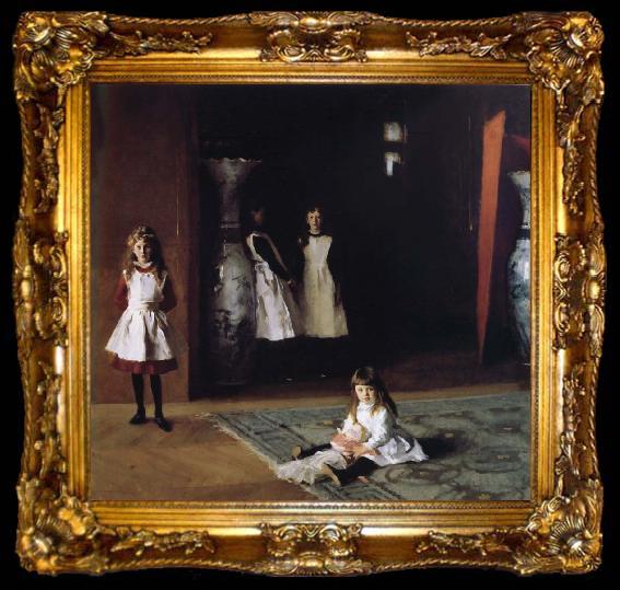 framed  John Singer Sargent The Daughters of Edward D.Boit, ta009-2